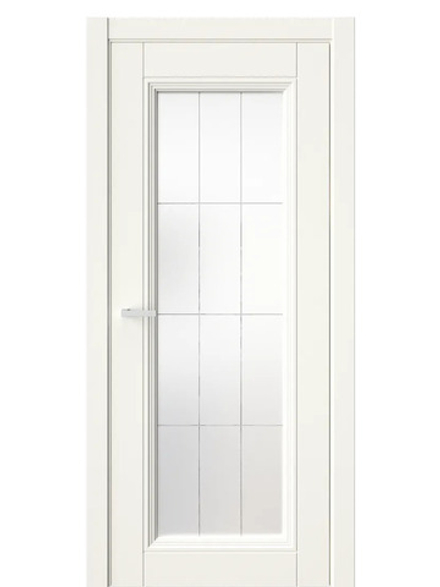 Двери WestStyle  Demiss 2  Бежевый / белое сатинат ДО