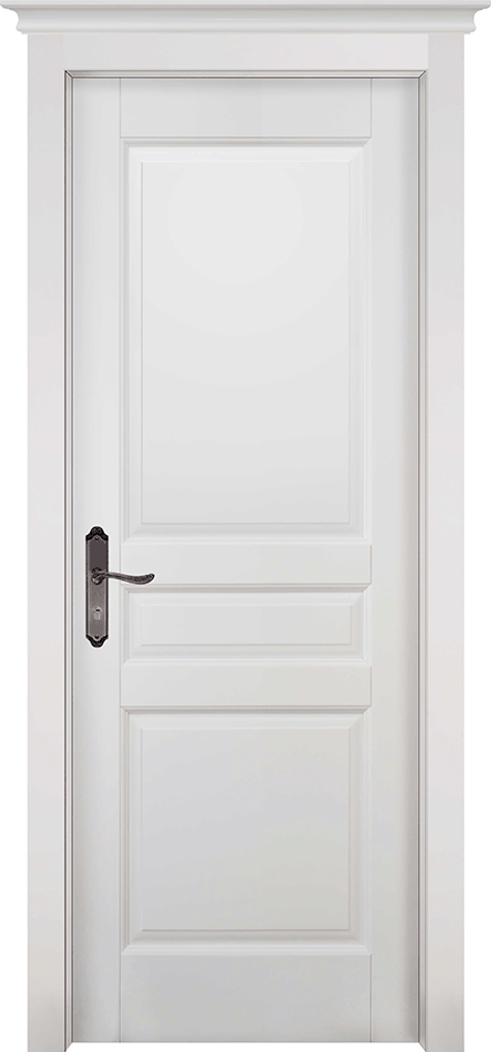 Двери межкомнатные Гармония ДО массив ольхи /Эмаль белая