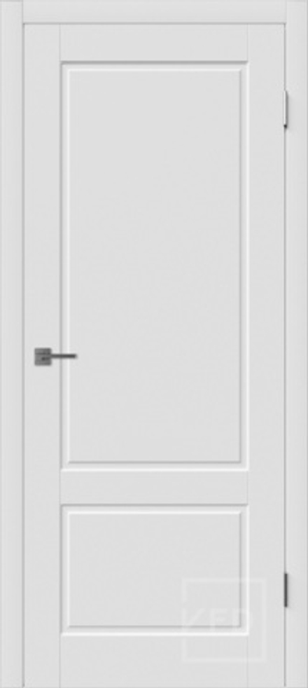 Межкомнатные двери ВФД "Cheffield" polar ДГ0, Белая эмаль