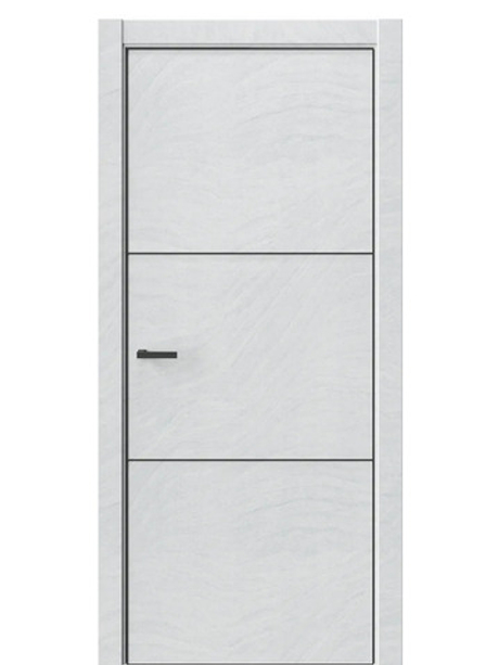 Двери WestStyle  "IN 26" Стоунлайн Лайт /алюм.кромка  ДГ