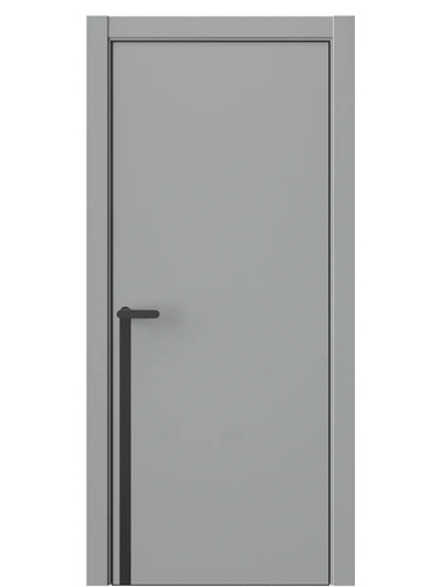 Двери WestStyle  "IN М1.3" Серая Гавань /молдинг /алюм.кромка  ДГ