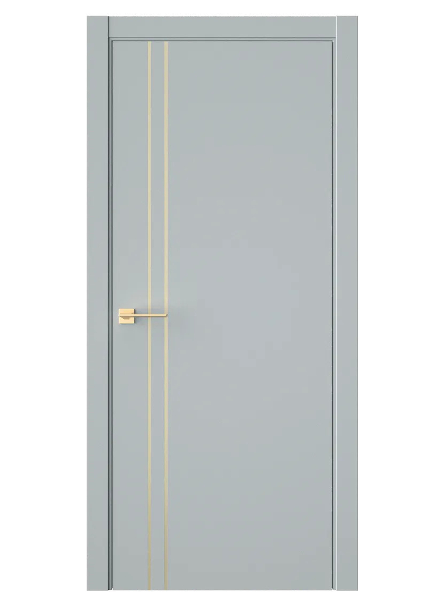 Двери WestStyle  MODERNO 40 Платиновый Дым /молдинг  ДГ