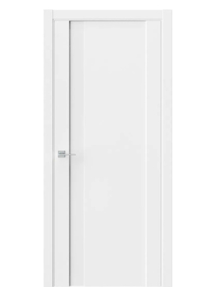 Двери WestStyle F28 Emlayer белый /Белое Lacobel  ДО
