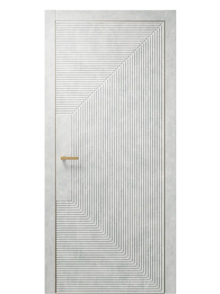 Двери WestStyle  "IN 4 FL" Бетон Смоки /алюм.кромка ДГ