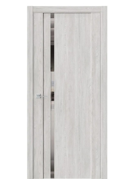 Двери WestStyle F31 Дуб оксфорд /Зеркало графит  ДО