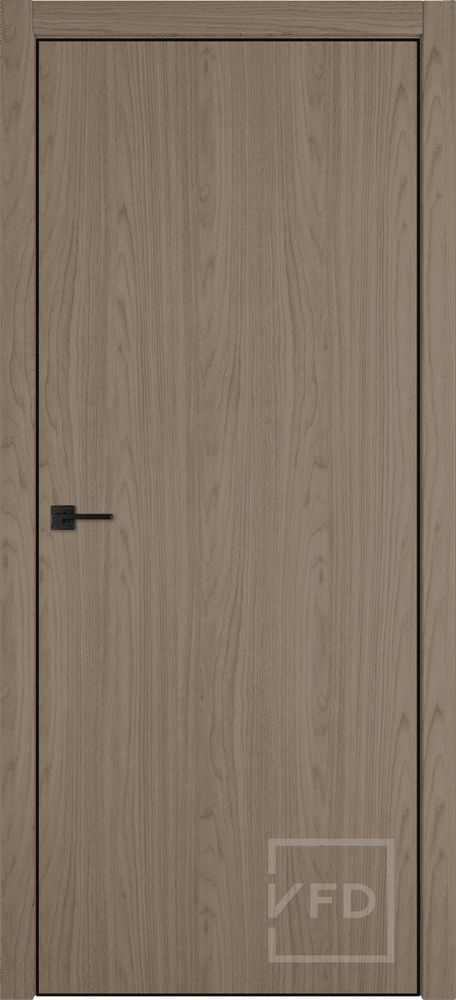 Межкомнатные двери ВФД "URBAN Z" Amber Wood 4х4 BE / Black Edge (Алюминиевая кромка) ДГ