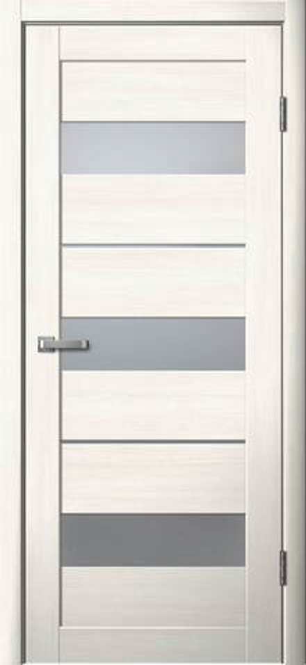 Межкомнатные двери La Stella 200 Ясень пепельный/Сатин ДО