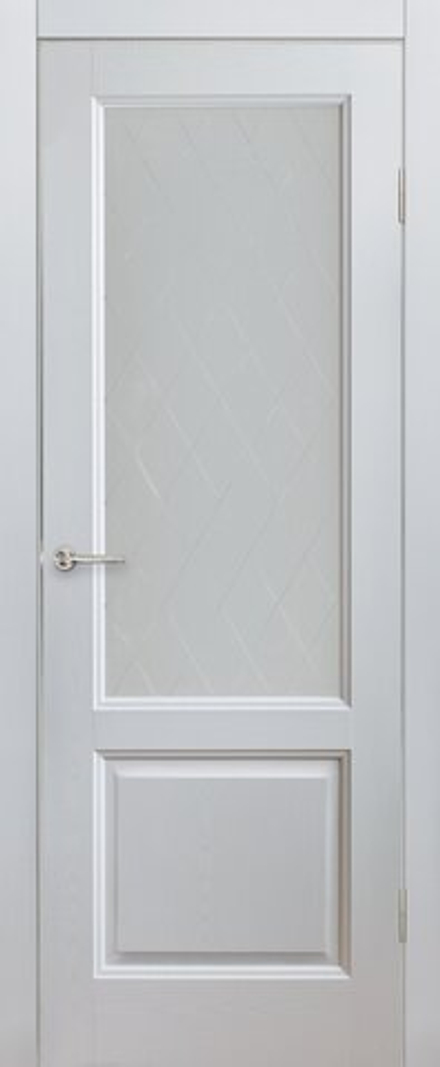 Межкомнатные двери ДУБРАВА "ЛИРА" ДО SOFT TOUCH Белый