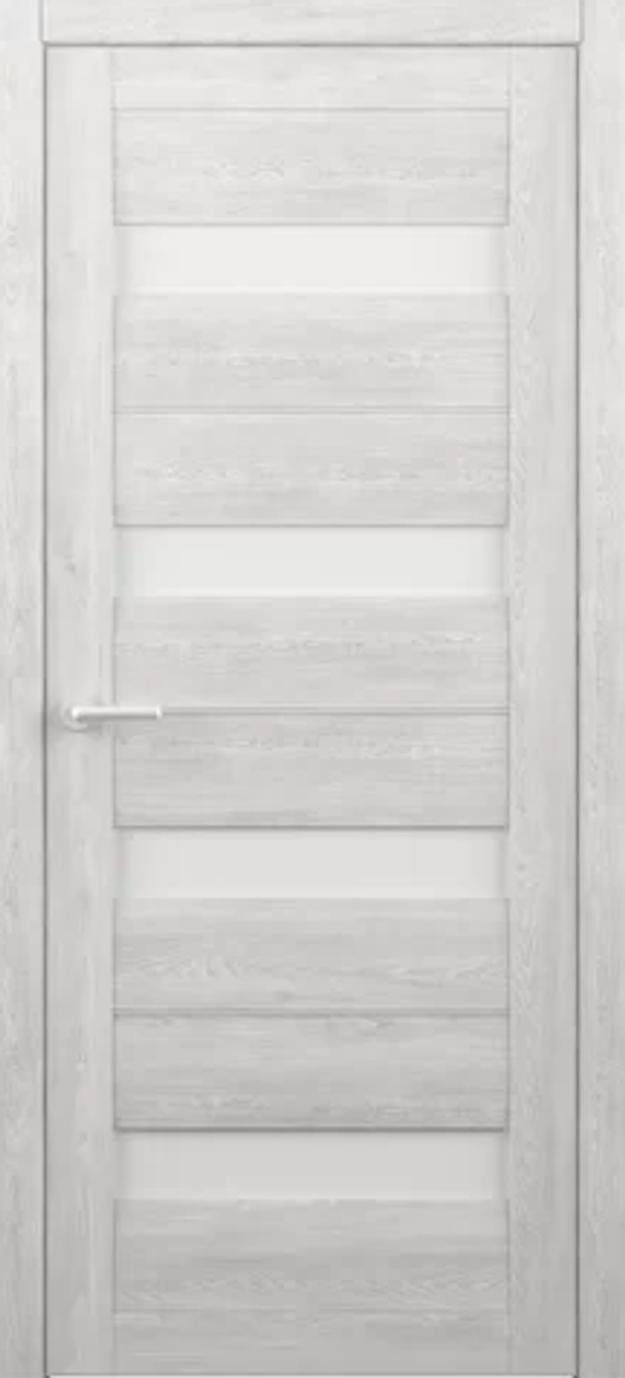 Межкомнатные двери ALBERO "Барселона" Дуб нордик/Мателюкс белый (ДО)