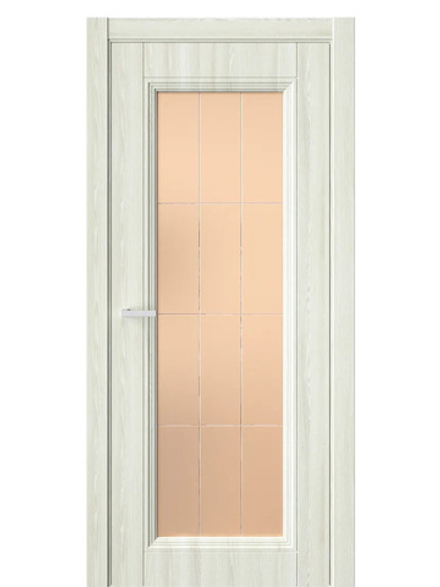 Двери WestStyle  Demiss 2  Клен Крем / бронза сатинат ДО