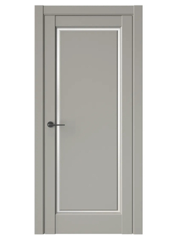 Двери WestStyle  LVT 1 Пустынное Золото/ Белое Сатинат ДО