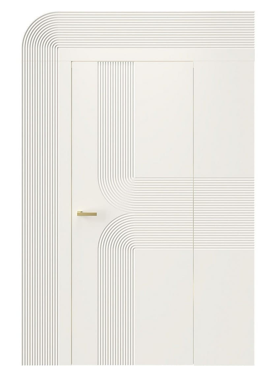 Двери WestStyle  Molis 1 RAL 9010 Бежевый ДГ