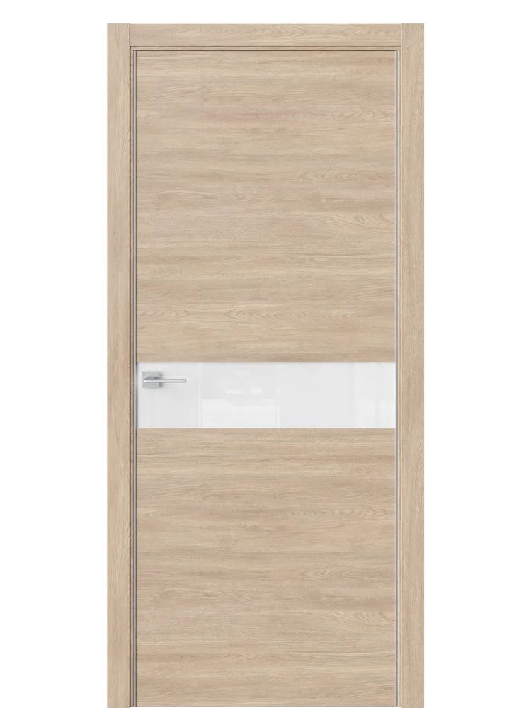 Двери WestStyle  "IN 1" Брандо /Аляска Lacobel /алюм.кромка ДО