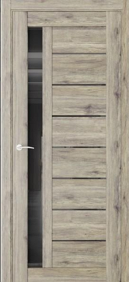 Межкомнатные двери WestStyle "Q37" (RE37) Дуб эссе/Графит сатинат ДО
