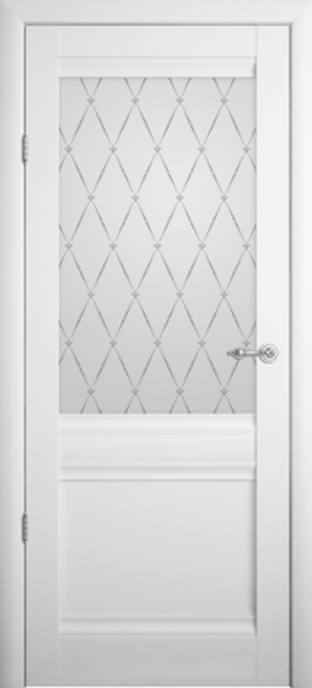 Межкомнатные двери ALBERO  "Рим" Платина (ДО) Мателюкс Гранд