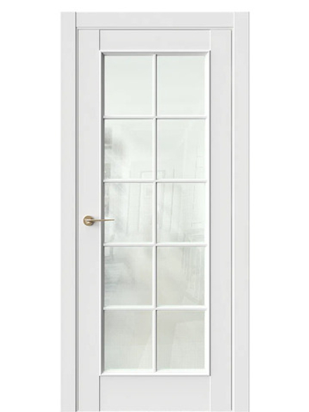 Двери WestStyle En 2 Emlayer белый / Кризет  ДО