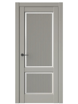 Двери WestStyle  LVT 3 FL Пустынное Золото/ Белое Сатинат ДО