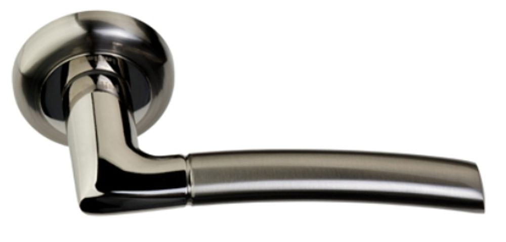 Дверные ручки pallini &quot;гарда&quot; silver pal-06 sn/cp цвет - матовый никель
