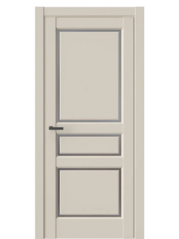 Двери WestStyle  LVT 5 Лазурный Песок/ Графит Сатинат ДО