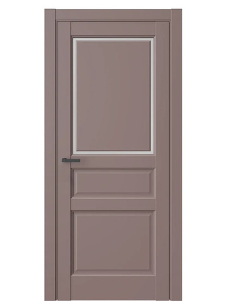 Двери WestStyle  LVT 5Е Милкшейк/ Белое Сатинат ДО