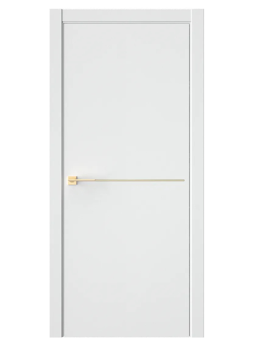 Двери WestStyle  MODERNO 39 Белая Вуаль /молдинг  ДГ