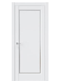 Двери WestStyle  LVT1 Белый/Сатинат Emlayer Белый