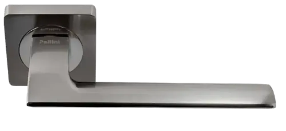 Дверные ручки pallini "прага" silver pal-107-s sn/cp цвет - матовый никель