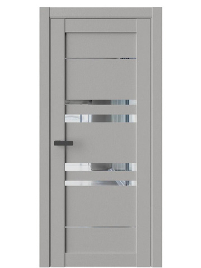 Двери WestStyle  "CZ 9 Лен оникс/зеркало графит ДО