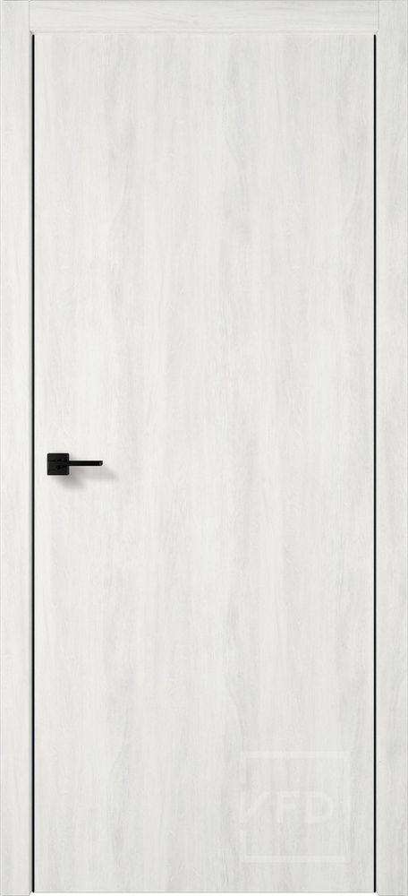 Межкомнатные двери ВФД "URBAN Z" Nord Vellum 4х4 BE /black edge (Алюминиевая кромка) ДГ