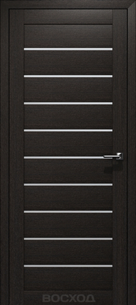 Межкомнатные двери ВОСХОД "АЛЬФА" Орех бисмарк (венге) ДО