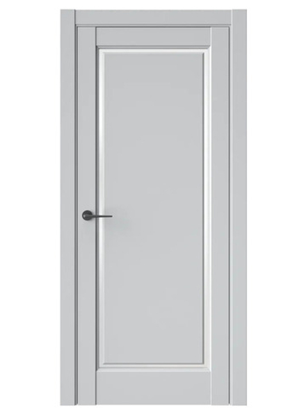 Двери WestStyle  LVT 1 Агатовое Сияние/ Белое Сатинат ДО