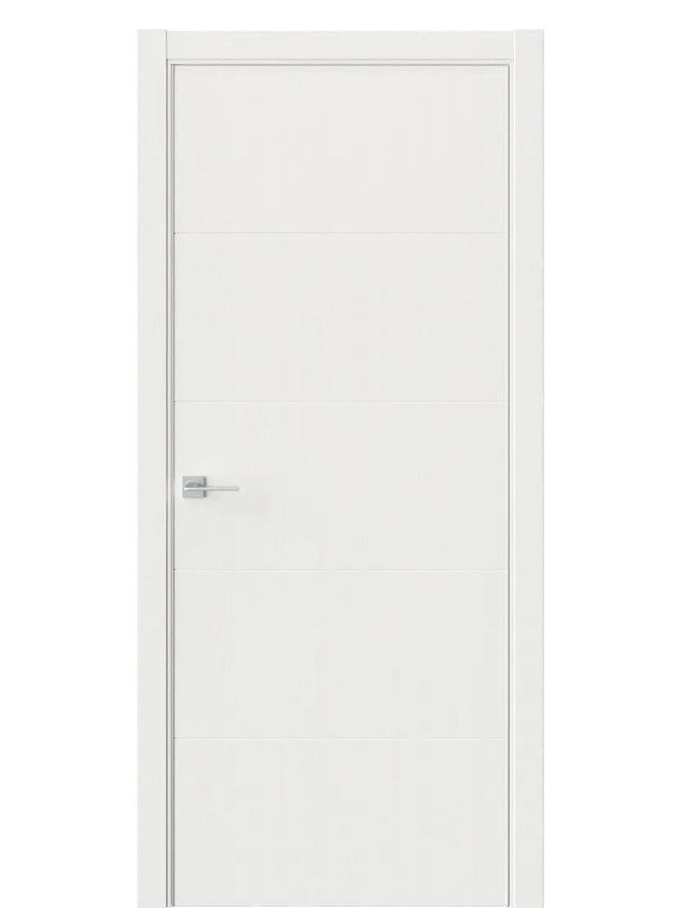 Двери WestStyle  &quot;IN 10&quot; Белое Дерево /алюм.кромка ДГ