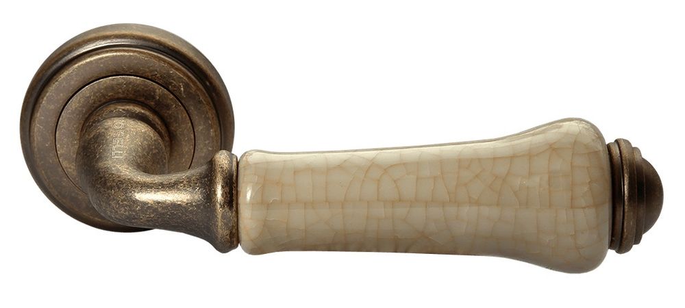 Дверные ручки morelli &quot;umberto&quot; mh-41-classic omb/ch цвет - старая античная бронза/шампань