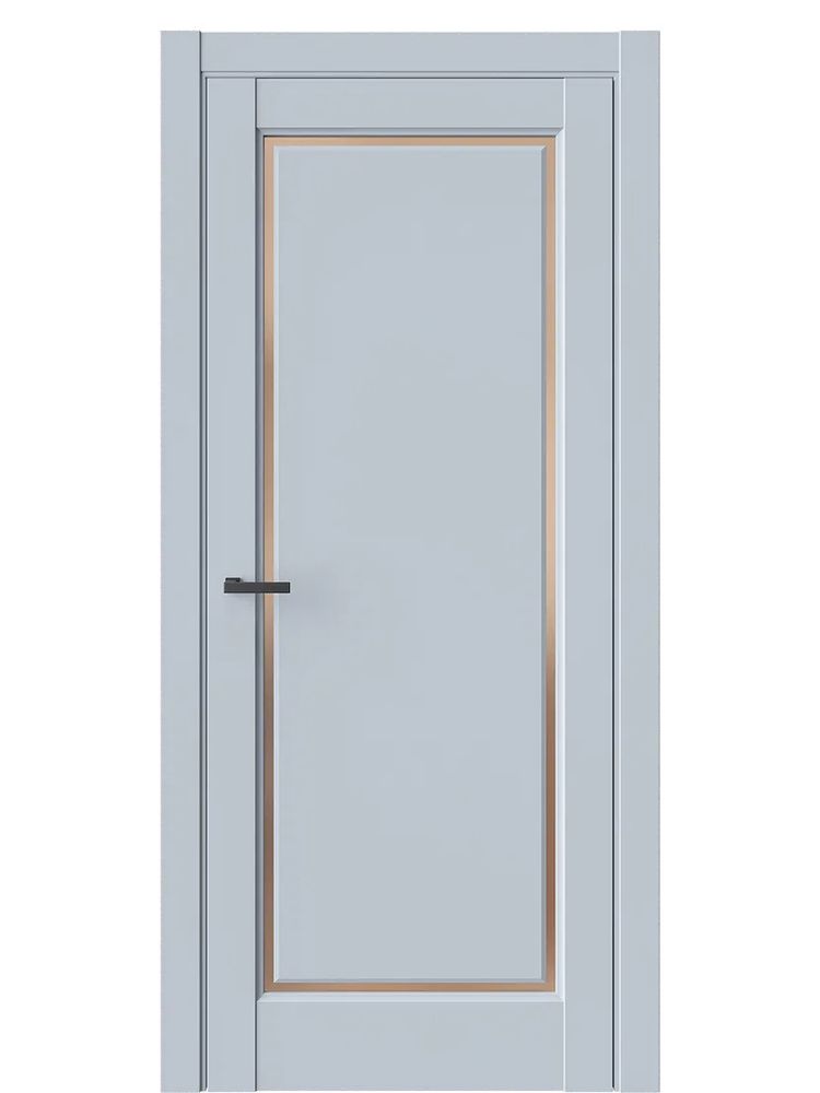 Двери WestStyle  LVT 1 Белая Ночь/ Бронза Сатинат ДО