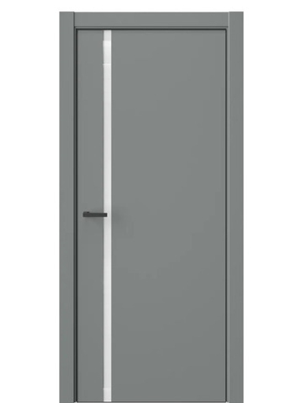 Двери WestStyle  "IN 36" Морская Галька /Аляска Lacobel /алюм.кромка  ДО