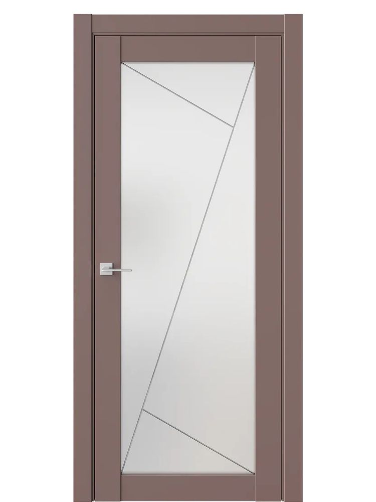 ДВЕРИ WestStyle NR2 Милкшейк /Белое Сатинат ДО ДВЕРИ WestStyle NR2 Милкшейк /Белое Сатинат ДО