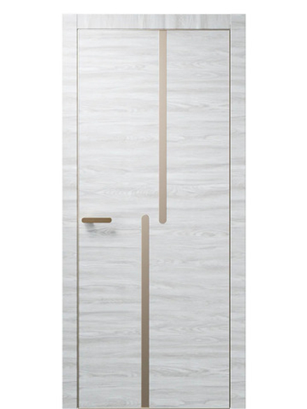 Двери WestStyle  "IN М2.2" Дуб Амбер Горизонт /молдинг /алюм.кромка  ДГ