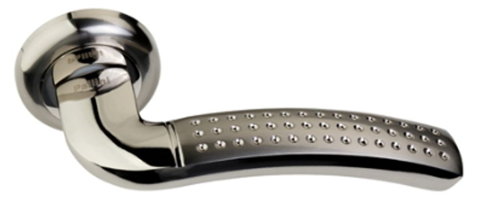 Дверные ручки pallini &quot;рим&quot; silver pal-02 sn/cp цвет - матовый никель