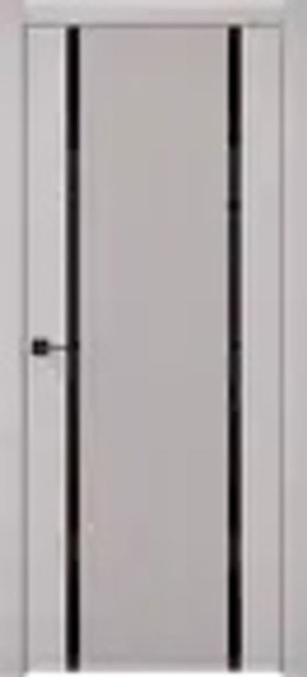 Двери Universe "Zeta Modern 2" (ДГО) черное стекло