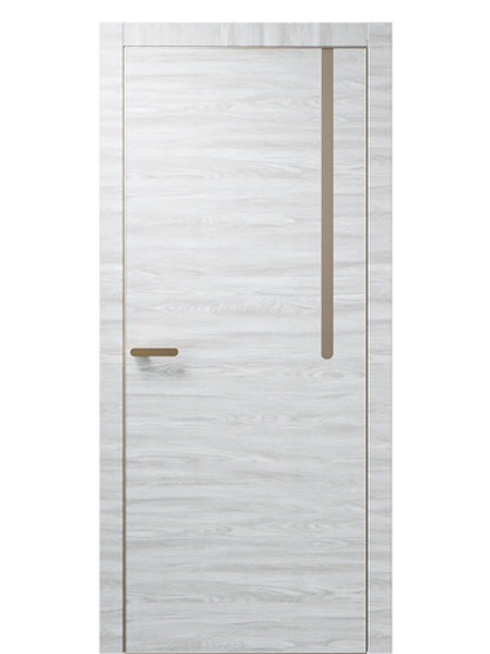 Двери WestStyle  "IN М1.2" Дуб Амбер Горизонт /молдинг /алюм.кромка  ДГ