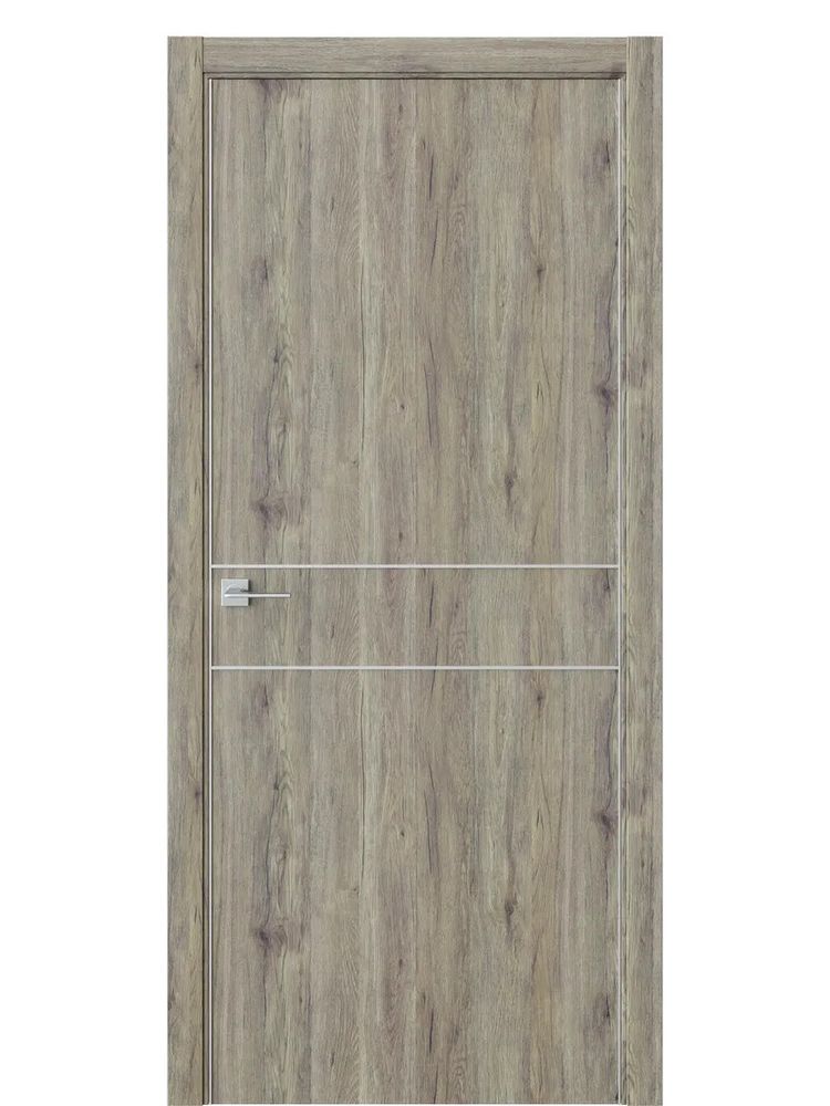Двери WestStyle  "IN 20" Дуб Эссе /алюм.кромка  ДГ
