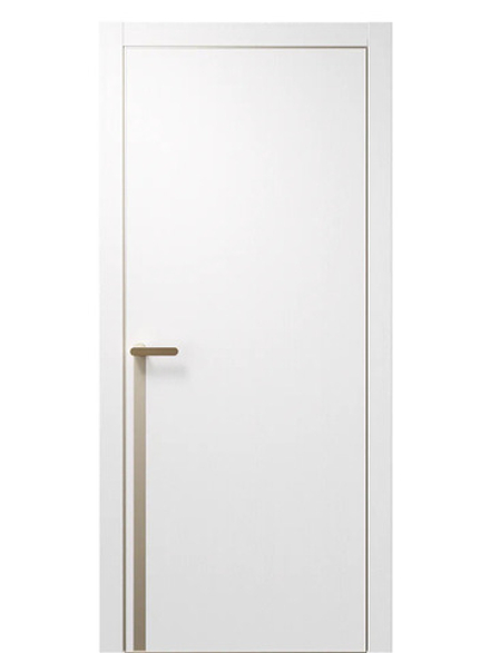 Двери WestStyle  "IN М1.3" Белое Дерево /молдинг /алюм.кромка  ДГ