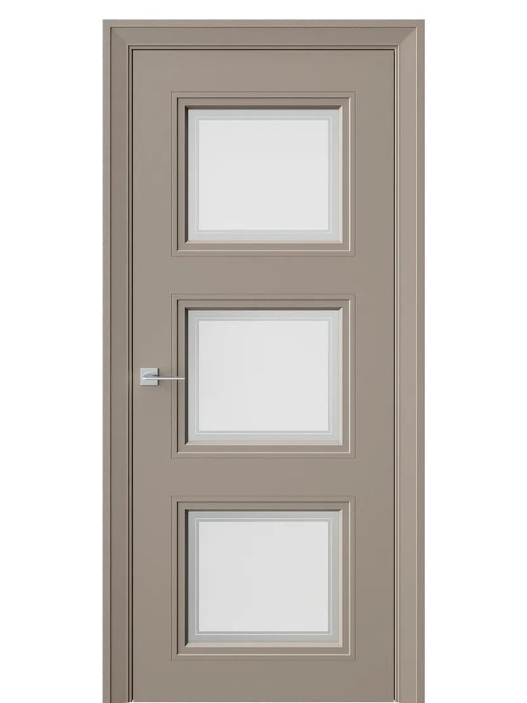 Двери WestStyle Eliss 6 RAL 7006 /белое сатинат ДО