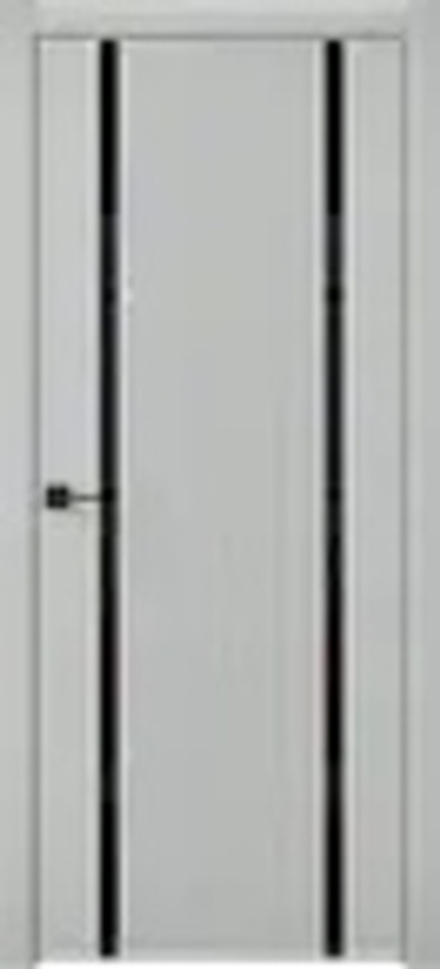 Двери Universe "Zeta Classic 2" (ДГО) черное стекло