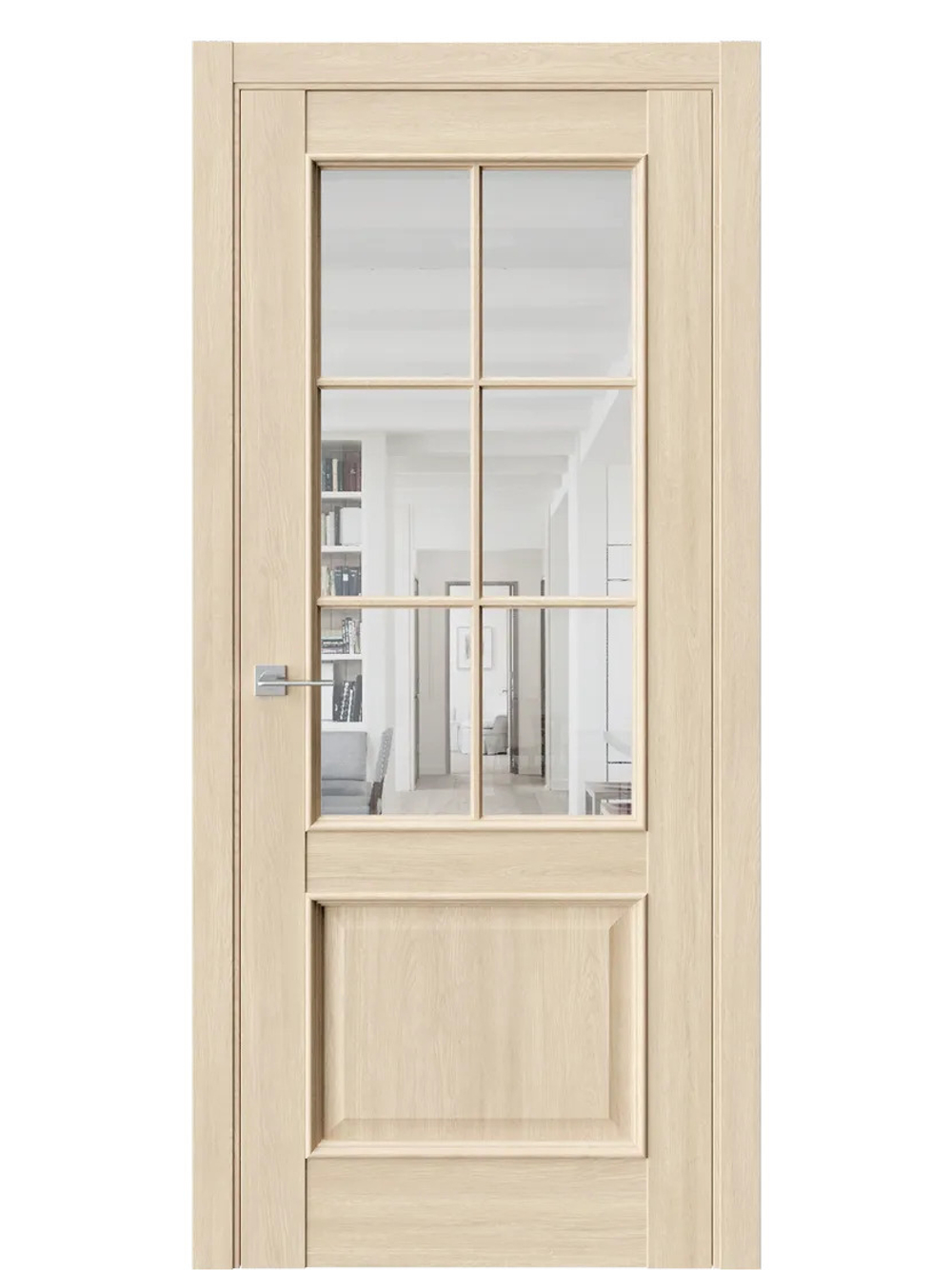 Двери WestStyle En 6 Сенди / Прозрачное стекло  ДО