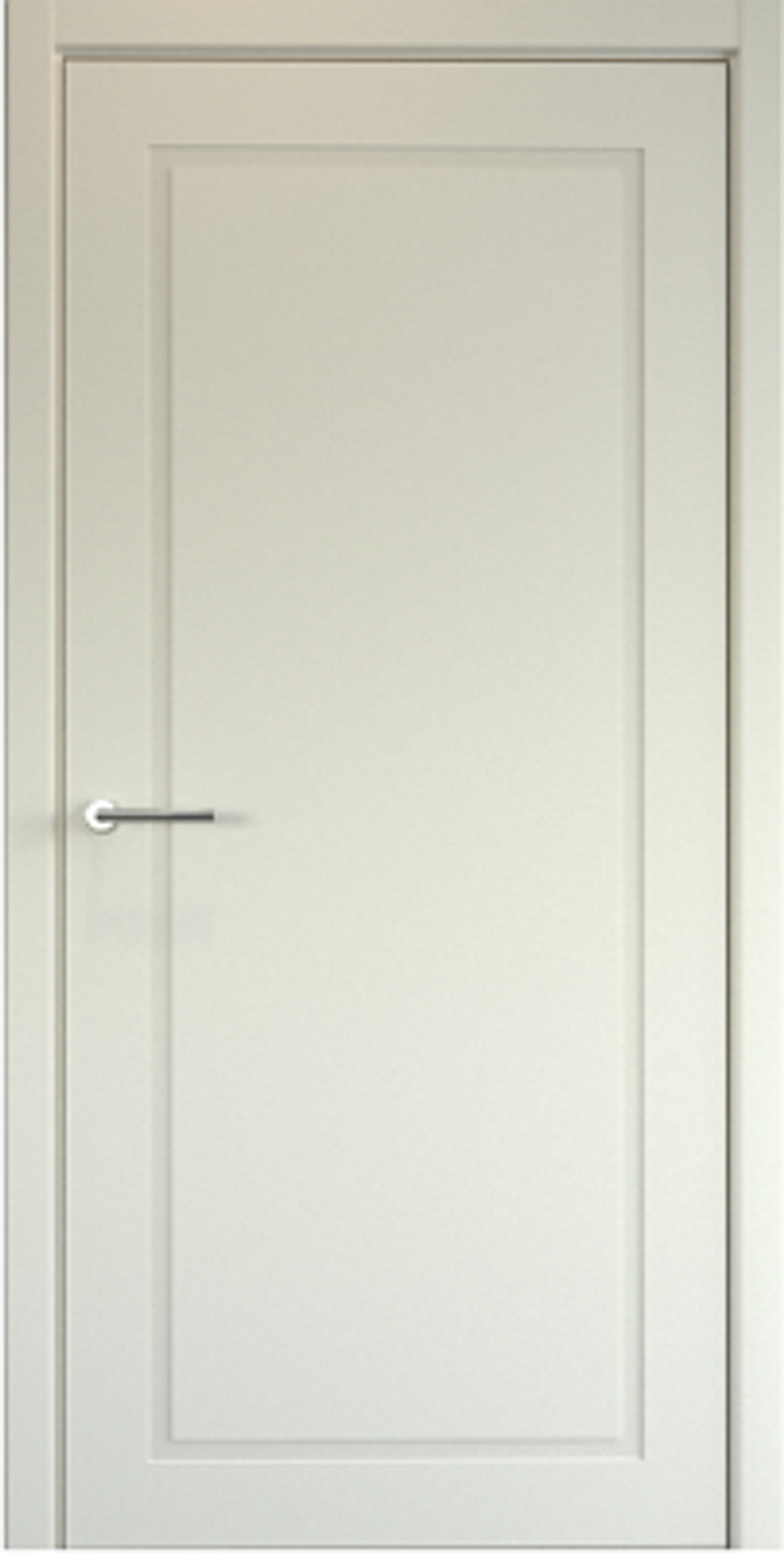 Межкомнатные двери ALBERO "Нео-Классика-1" Эмаль Латте/защелка магнитная (ДГ)
