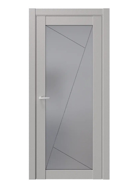 Двери WestStyle  NR2  Лен Оникс /Графит Сатинат ДО