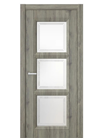 Двери WestStyle  Demiss 6  Дуб Эссе / белое сатинат ДО