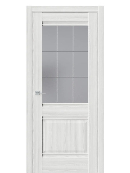 Двери WestStyle  "Ch 6"  Клен айс/ графит сатинат ДО