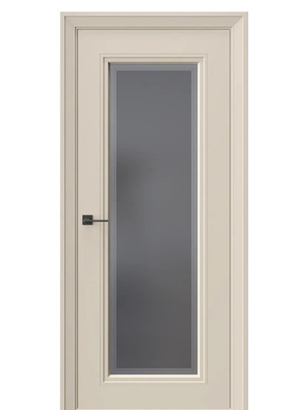 Двери WestStyle Eliss 2 Лазурный песок /графит сатинат  ДО